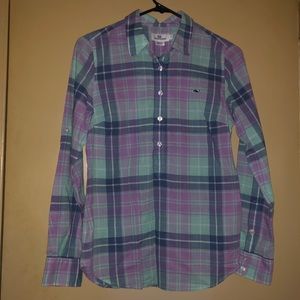 VINEYARD VINES Long Sleeve Plaid Shirt